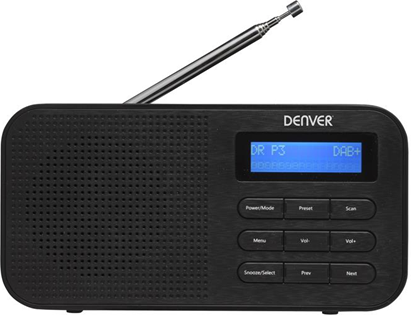 Denver DAB-42 radio Portatile Digitale Nero