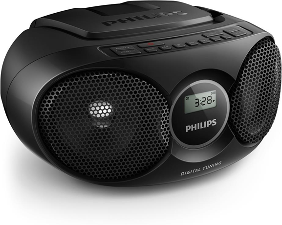 Philips AZ215B/12 impianto stereo portatile Digitale 3 W Nero Philips AZ215B/12 impianto stereo portatile Digitale 3 W Nero