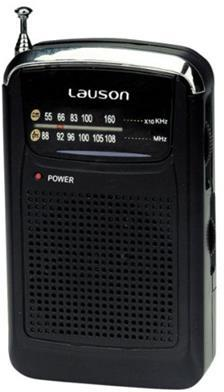 Lauson RA114 Portatile Analogico Nero radio Lauson RA114 Portatile Analogico Nero radio