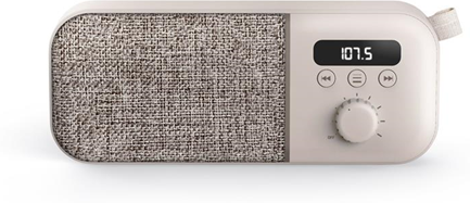 Energy Sistem Fabric Box radio Portatile Digitale Beige Energy Sistem Fabric Box radio Portatile Digitale Beige