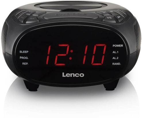 Lenco CR-740 radio Orologio Nero