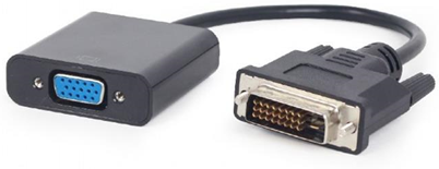 Gembird A-DVID-VGAF-01 0.2m DVI-D VGA (D-Sub) Nero cavo e adattatore video Gembird A-DVID-VGAF-01 0.2m DVI-D VGA (D-Sub) Nero cavo e adattatore video