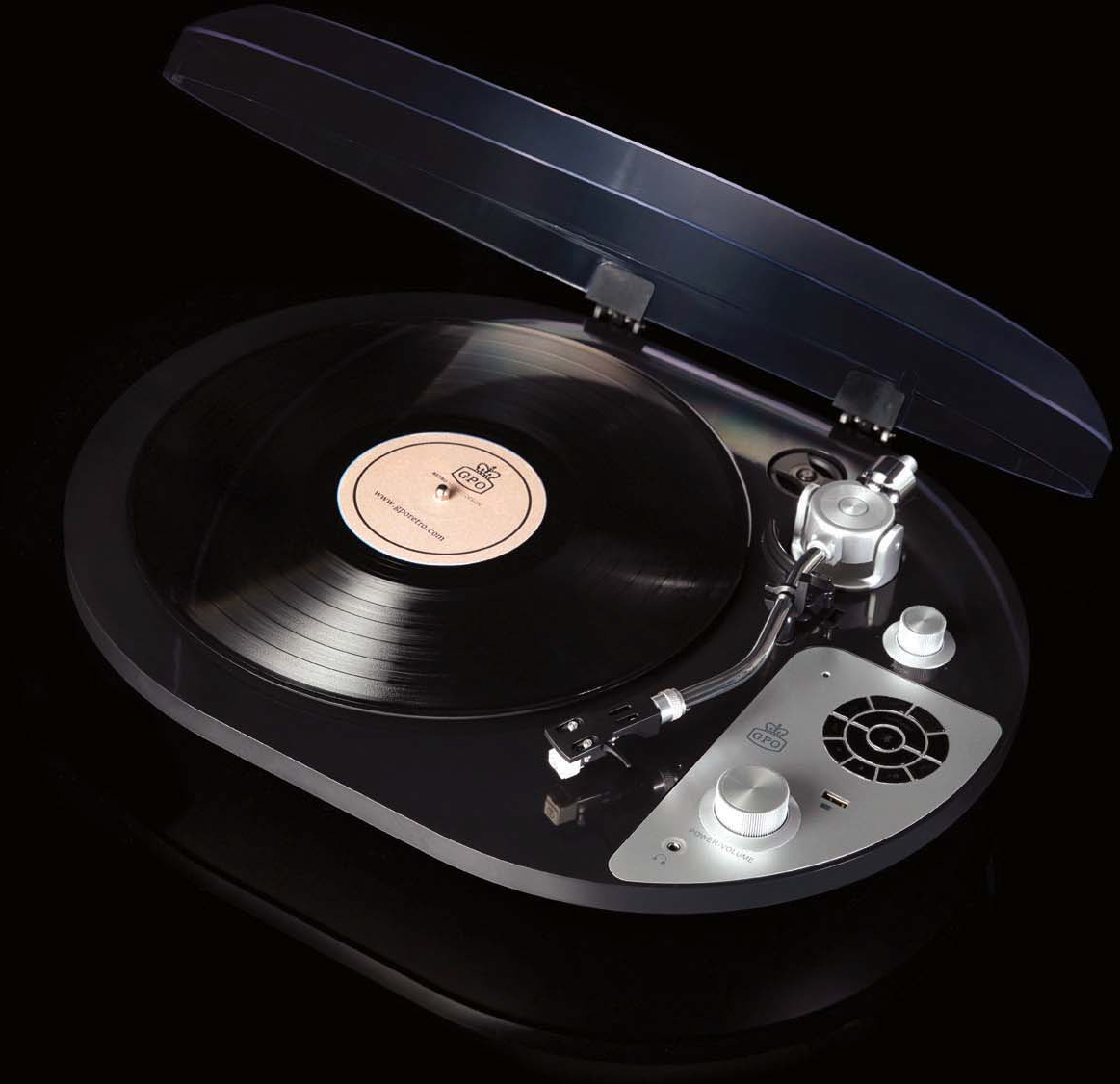 Gpo Pr 50 Black Gloss Turntable