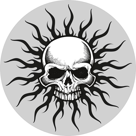 Age Print Panno Feltro Per Giradischi Skull Slipmat Age Print Panno Feltro Per Giradischi Skull Slipmat