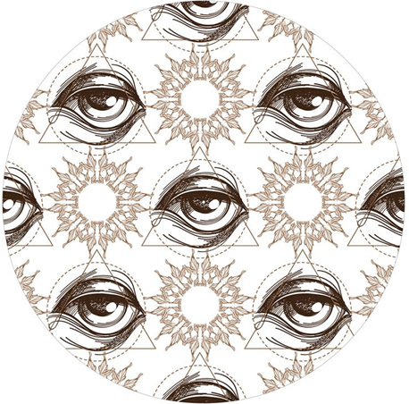 Age Print Panno Feltro Per Giradischi Eyes Slipmat Age Print Panno Feltro Per Giradischi Eyes Slipmat