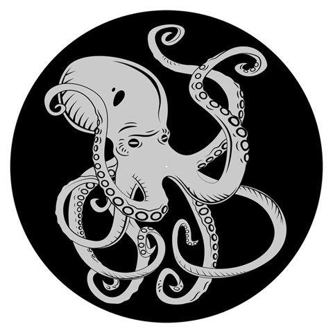 Age Print Panno Feltro Per Giradischi Octopus Slipmat Age Print Panno Feltro Per Giradischi Octopus Slipmat