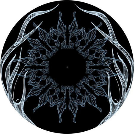 Age Print Panno Feltro Per Giradischi Ink Lines Horns Slipmat Age Print Panno Feltro Per Giradischi Ink Lines Horns Slipmat