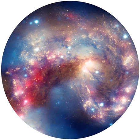 Age Print Panno Feltro Per Giradischi Galaxy Slipmat