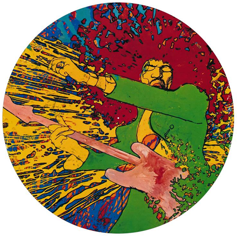 Age Print Panno Feltro Per Giradischi Jimi Hendrix Slipmat