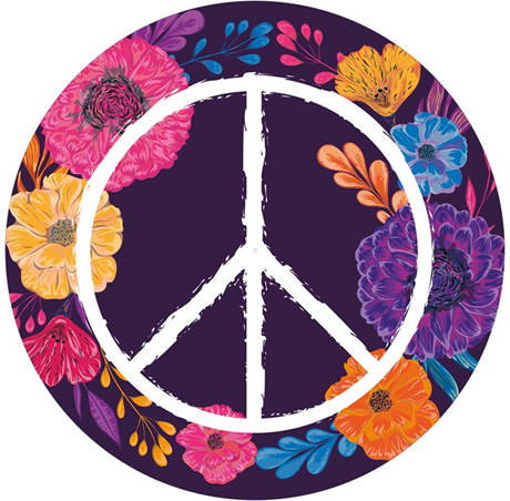 Age Print Panno Feltro Per Giradischi Peace Slipmat Age Print Panno Feltro Per Giradischi Peace Slipmat