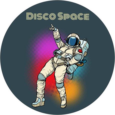 Age Print Panno Feltro Per Giradischi Space Disco Slipmat