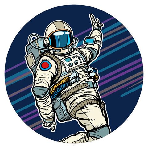 Age Print Panno Feltro Per Giradischi Space Disco Slipmat Age Print Panno Feltro Per Giradischi Space Disco Slipmat