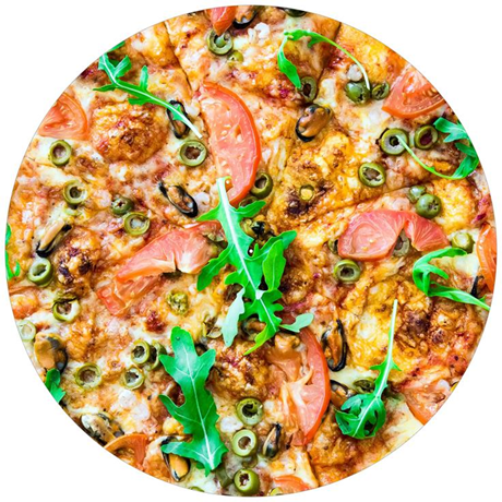 Age Print Panno Feltro Per Giradischi Pizza Slipmat