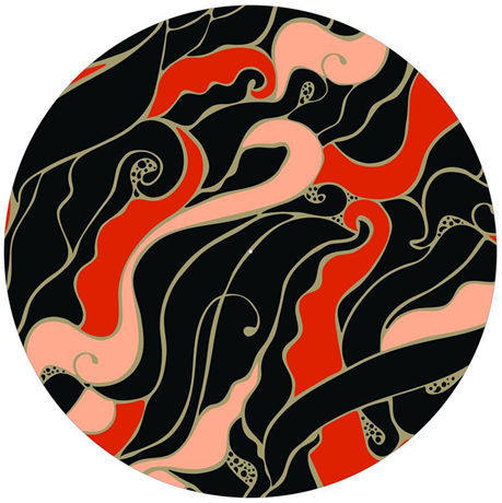 Age Print Panno Feltro Per Giradischi Pattern Seaweeds Slipmat Age Print Panno Feltro Per Giradischi Pattern Seaweeds Slipmat