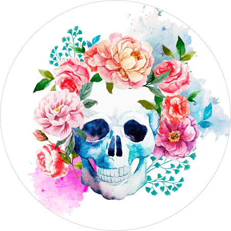 Age Print Panno Feltro Per Giradischi Skull'N'Roses Slipmat Age Print Panno Feltro Per Giradischi Skull'N'Roses Slipmat