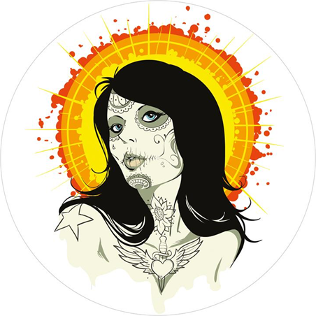 Age Print Panno Feltro Per Giradischi Esotheric Slipmat Age Print Panno Feltro Per Giradischi Esotheric Slipmat