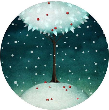 Age Print Panno Feltro Per Giradischi Imaginaria Winter Slipmat Age Print Panno Feltro Per Giradischi Imaginaria Winter Slipmat