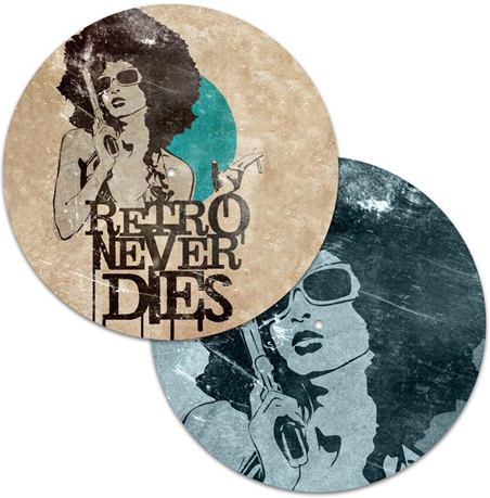 Age Print Panno Feltro Per Giradischi Fronte E Retro Retr Never Dies Slipmat Age Print Panno Feltro Per Giradischi Fronte E Retro Retr Never Dies Slipmat