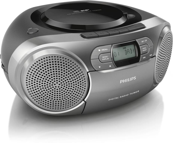 Philips AZB600/12 impianto stereo portatile Digitale 2 W Grigio Philips AZB600/12 impianto stereo portatile Digitale 2 W Grigio