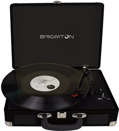 Brigmton BTC-404-N piatto audio Nero Brigmton BTC-404-N piatto audio Nero