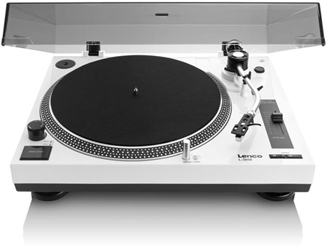Lenco L-3808 Giradischi a trasmissione diretta Nero, Bianco Lenco L-3808 Giradischi a trasmissione diretta Nero, Bianco
