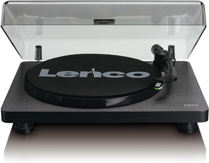 Lenco L-30 BLACK Giradischi con trasmissione a cinghia Nero piatto audio