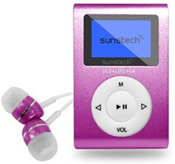 Sunstech DEDALOIII Lettore MP3 Rosa 4 GB