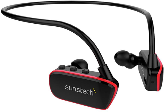 Sunstech Argos Lettore MP3 Rosso, Nero 8 GB