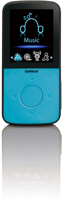 Lenco PODO-153 Lettore MP3 Nero, Blu 4 GB Lenco PODO-153 Lettore MP3 Nero, Blu 4 GB