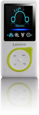 Lenco Xemio-668 Lettore MP3 Verde, Lime, Bianco 8 GB Lenco Xemio-668 Lettore MP3 Verde, Lime, Bianco 8 GB
