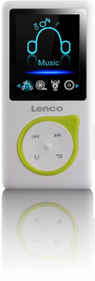 Lenco Xemio-668 Lettore MP3 Verde, Lime, Bianco 8 GB