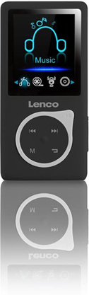 Lenco Xemio-668 Lettore MP3 Nero, Bianco 8 GB Lenco Xemio-668 Lettore MP3 Nero, Bianco 8 GB