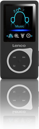 Lenco Xemio-668 Lettore MP3 Nero, Bianco 8 GB