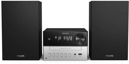 Philips TAM3205 Microsistema audio per la casa 18 W Nero, Argento