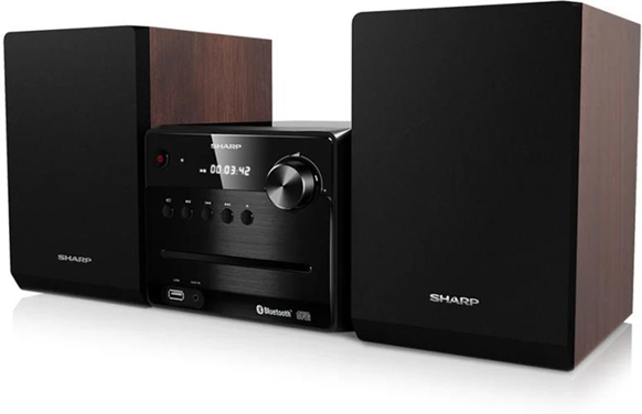 Sharp XL-B510 Microsistema audio per la casa Nero, Marrone 14 W