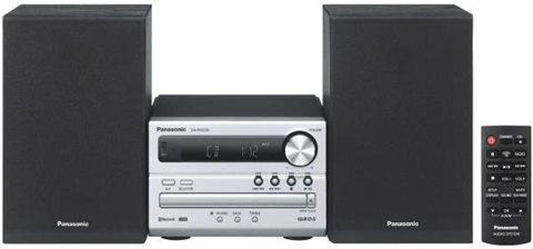 Panasonic SC-PM250EG-S Sistema Micro con CD e Bluetooth, 20 Watt RMS, CD, Radio UKW, Argento Panasonic SC-PM250EG-S Sistema Micro con CD e Bluetooth, 20 Watt RMS, CD, Radio UKW, Argento
