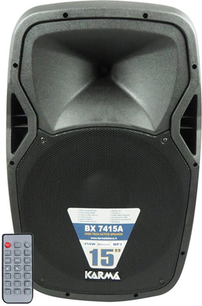 Karma Italiana BX 7415A sistema di amplificazione 150 W Freestanding Public Address (PA) system Nero