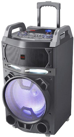 Aiwa KBTUS-700 sistema di amplificazione Sistema PA trolley 80 W Nero Aiwa KBTUS-700 sistema di amplificazione Sistema PA trolley 80 W Nero