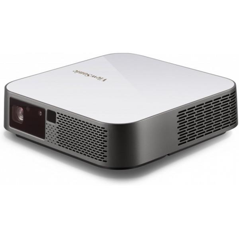 ViewSonic M2e videoproiettore Proiettore desktop 400 ANSI lumen LED 1080p (1920x1080) Compatibilit 3D Grigio, Bianco