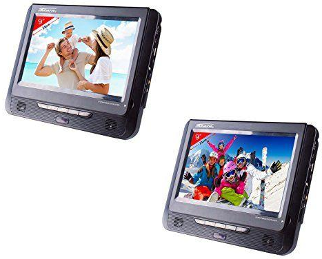 TAKARA VRT199 Lecteur DVD Portable 2 Combinés 9' TAKARA VRT199 Lecteur DVD Portable 2 Combinés 9'