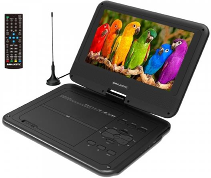 Majestic DVX-262D Lettore DVD portatile Da tavolo Nero 22,9 cm (9") Majestic DVX-262D Lettore DVD portatile Da tavolo Nero 22,9 cm (9")