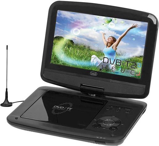 Trevi DVBX 1418 HE Portable DVD player Convertibile 9" 800 x 480Pixel Nero Trevi DVBX 1418 HE Portable DVD player Convertibile 9" 800 x 480Pixel Nero