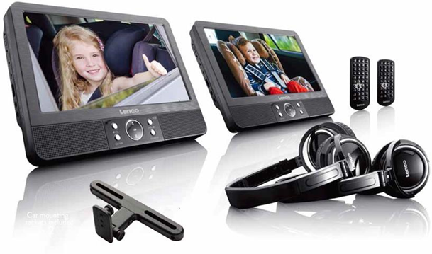 Lenco DVP-939 Da tavolo 9" 800 x 480Pixel Nero lettore DVD/Blu-Ray portatile Lenco DVP-939 Da tavolo 9" 800 x 480Pixel Nero lettore DVD/Blu-Ray portatile