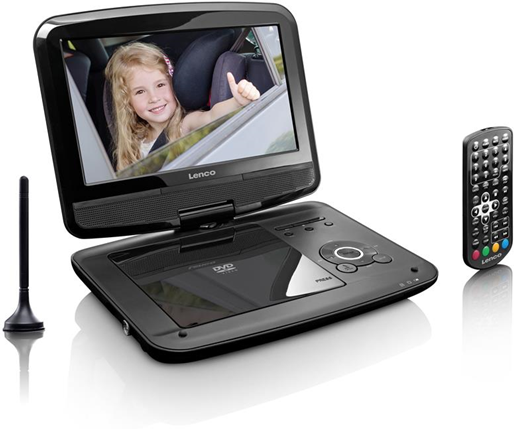 Lenco DVP-9413 Portable DVD player Convertibile 9" Nero lettore DVD/Blu-Ray portatile Lenco DVP-9413 Portable DVD player Convertibile 9" Nero lettore DVD/Blu-Ray portatile