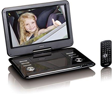 Lenco DVP-1210 Portable DVD player Convertibile 12" 1366 x 768Pixel Nero lettore DVD/Blu-Ray portatile