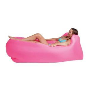 Happy People Pouf Gonfiabile Chillbag Lounger To Go 2.0 Rosa 100 kg