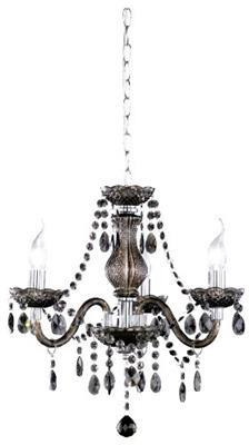 Reality R11073002 Lster Lampadario, 40 W, Nero, Diametro 46 cm Reality R11073002 Lster Lampadario, 40 W, Nero, Diametro 46 cm