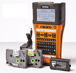 Brother PT-E550WVP 180 x 180DPI Nero, Arancione stampante per etichette (CD) Brother PT-E550WVP 180 x 180DPI Nero, Arancione stampante per etichette (CD)