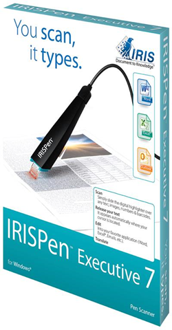 I.R.I.S. IRISPen Executive 7 Penna scanner Nero