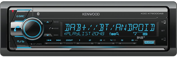 Kenwood Electronics KDC-X7200DAB Bluetooth Nero autoradio